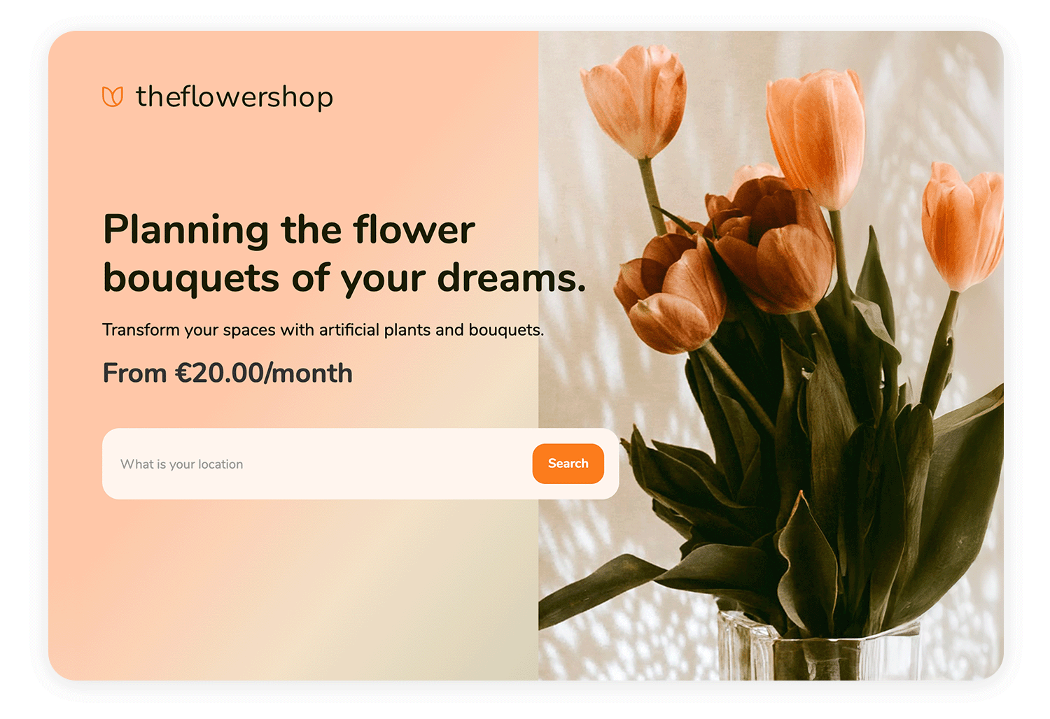 website background examples flower