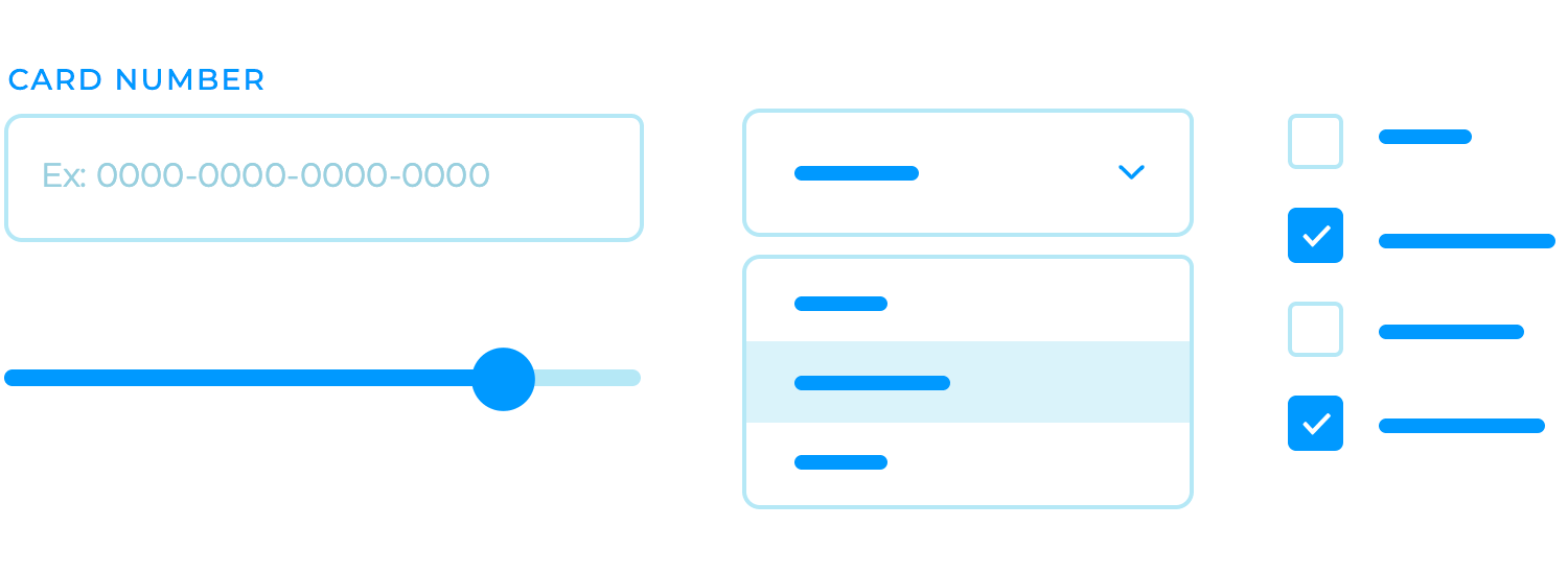 user interaction design input control patterns